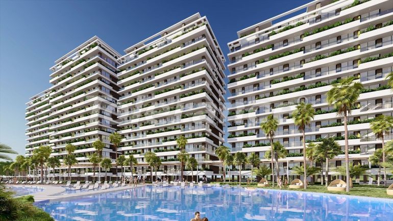 Apartment from the developer in Famagusta, Northern Cyprus with sea view with pool with installment - buy realty in Turkey - 85857