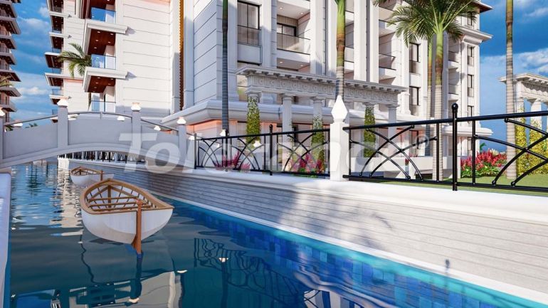 Appartement van de ontwikkelaar in Famagusta, Noord-Cyprus zeezicht zwembad afbetaling - onroerend goed kopen in Turkije - 87605