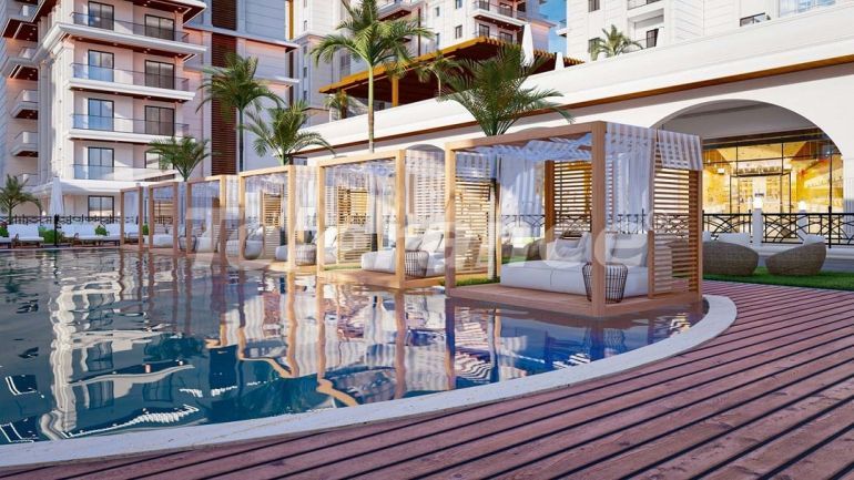 Appartement van de ontwikkelaar in Famagusta, Noord-Cyprus zeezicht zwembad afbetaling - onroerend goed kopen in Turkije - 87610