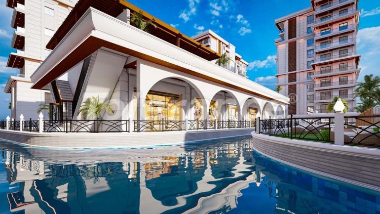 Appartement van de ontwikkelaar in Famagusta, Noord-Cyprus zeezicht zwembad afbetaling - onroerend goed kopen in Turkije - 87616
