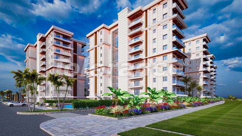 Appartement van de ontwikkelaar in Famagusta, Noord-Cyprus zeezicht zwembad afbetaling - onroerend goed kopen in Turkije - 87623