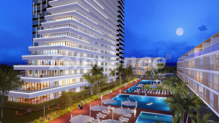 Apartment in Famagusta, Northern Cyprus with sea view with pool - 88320 Apartment in Famagusta, Northern Cyprus with sea view with pool - buy realty in Turkey - 88320