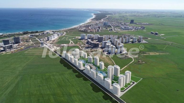 Apartment from the developer in Famagusta, Northern Cyprus with sea view with pool with installment - 88952 Apartment from the developer in Famagusta, Northern Cyprus with sea view with pool with installment - buy realty in Turkey - 88952