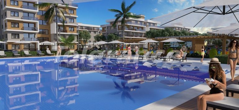 Apartment from the developer in Famagusta, Northern Cyprus with pool with installment - buy realty in Turkey - 89356