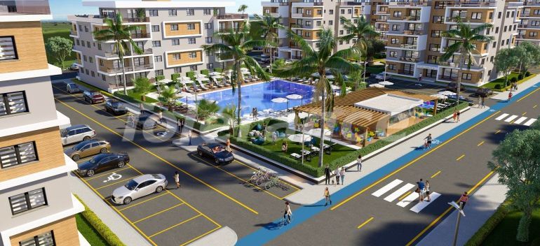 Apartment from the developer in Famagusta, Northern Cyprus with pool with installment - buy realty in Turkey - 89362