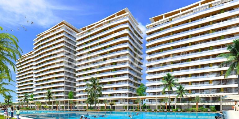 Appartement du développeur еn Famagusta, Chypre du Nord vue sur la mer piscine - 90465 Appartement du développeur еn Famagusta, Chypre du Nord vue sur la mer piscine - acheter un bien immobilier en Turquie - 90465