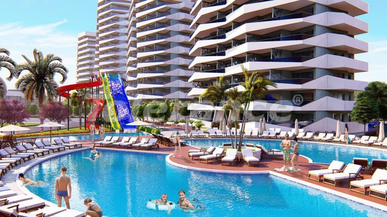 Apartment from the developer in Famagusta, Northern Cyprus with sea view with pool with installment - 90668 Apartment from the developer in Famagusta, Northern Cyprus with sea view with pool with installment - buy realty in Turkey - 90668