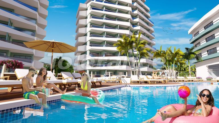 Apartment from the developer in Famagusta, Northern Cyprus with sea view with pool with installment - 90670 Apartment from the developer in Famagusta, Northern Cyprus with sea view with pool with installment - buy realty in Turkey - 90670