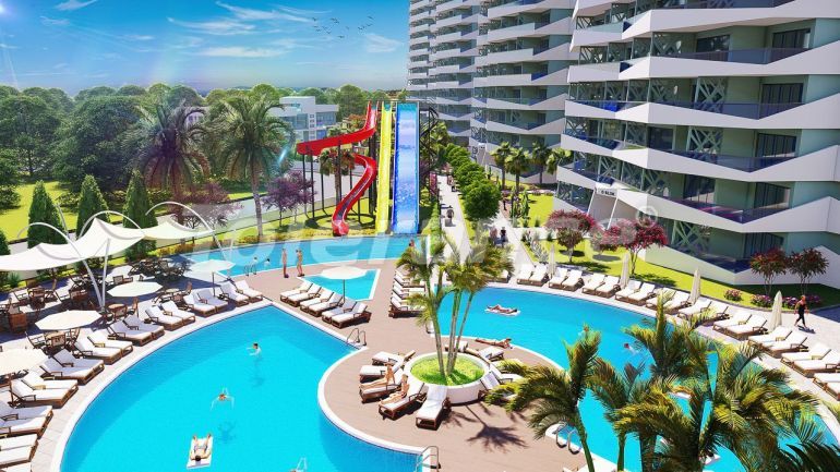 Apartment from the developer in Famagusta, Northern Cyprus with sea view with pool with installment - 90671 Apartment from the developer in Famagusta, Northern Cyprus with sea view with pool with installment - buy realty in Turkey - 90671