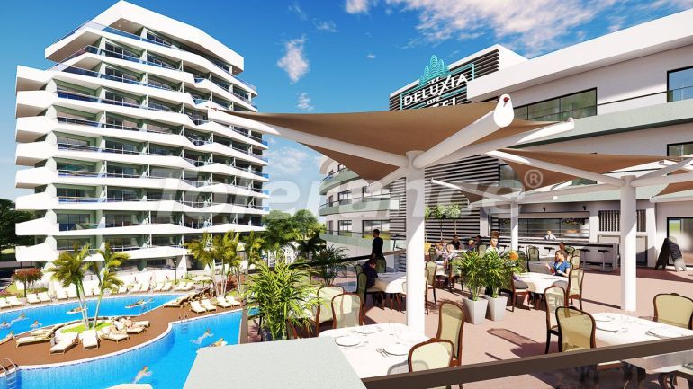 Apartment from the developer in Famagusta, Northern Cyprus with sea view with pool with installment - 90672 Apartment from the developer in Famagusta, Northern Cyprus with sea view with pool with installment - buy realty in Turkey - 90672
