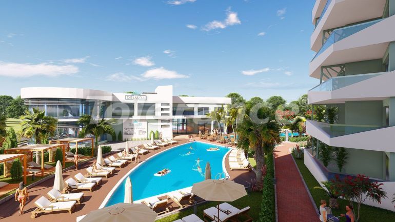 Apartment from the developer in Famagusta, Northern Cyprus with sea view with pool with installment - 90673 Apartment from the developer in Famagusta, Northern Cyprus with sea view with pool with installment - buy realty in Turkey - 90673
