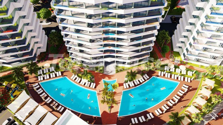 Apartment from the developer in Famagusta, Northern Cyprus with sea view with pool with installment - 90686 Apartment from the developer in Famagusta, Northern Cyprus with sea view with pool with installment - buy realty in Turkey - 90686