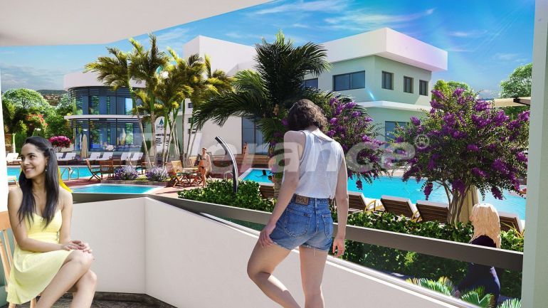 Apartment from the developer in Famagusta, Northern Cyprus with sea view with pool with installment - 90691 Apartment from the developer in Famagusta, Northern Cyprus with sea view with pool with installment - buy realty in Turkey - 90691