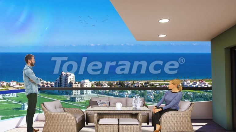Apartment from the developer in Famagusta, Northern Cyprus with sea view with pool with installment - 90692 Apartment from the developer in Famagusta, Northern Cyprus with sea view with pool with installment - buy realty in Turkey - 90692