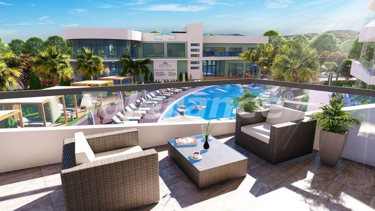 Apartment from the developer in Famagusta, Northern Cyprus with sea view with pool with installment - 90693 Apartment from the developer in Famagusta, Northern Cyprus with sea view with pool with installment - buy realty in Turkey - 90693
