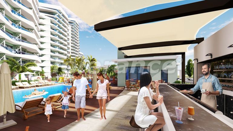 Apartment from the developer in Famagusta, Northern Cyprus with sea view with pool with installment - 90706 Apartment from the developer in Famagusta, Northern Cyprus with sea view with pool with installment - buy realty in Turkey - 90706