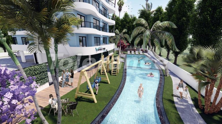 Appartement van de ontwikkelaar in Famagusta, Noord-Cyprus zwembad afbetaling - onroerend goed kopen in Turkije - 92993