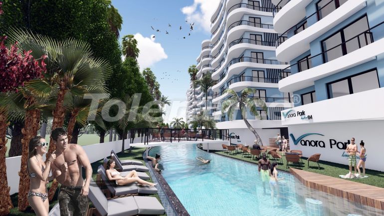 Appartement van de ontwikkelaar in Famagusta, Noord-Cyprus zwembad afbetaling - onroerend goed kopen in Turkije - 92995