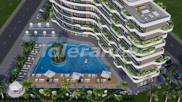 Appartement van de ontwikkelaar in Famagusta, Noord-Cyprus zeezicht zwembad afbetaling - 93193 Appartement van de ontwikkelaar in Famagusta, Noord-Cyprus zeezicht zwembad afbetaling - onroerend goed kopen in Turkije - 93193