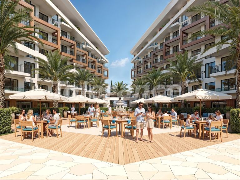 Apartment from developer in Finike sea view with pool installments - buy realty in Turkey - 147020