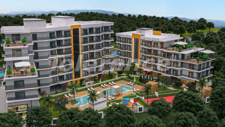 Appartement van de ontwikkelaar in Finike zeezicht zwembad afbetaling - onroerend goed kopen in Turkije - 66686