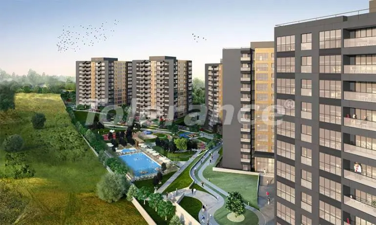 آپارتمان از سازنده که در غازی عثمان پاشا, استانبول استخر اقساط - خرید ملک در ترکیه - 36942