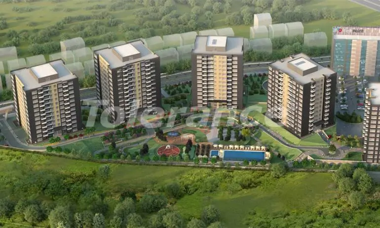 آپارتمان از سازنده که در غازی عثمان پاشا, استانبول استخر اقساط - خرید ملک در ترکیه - 36947