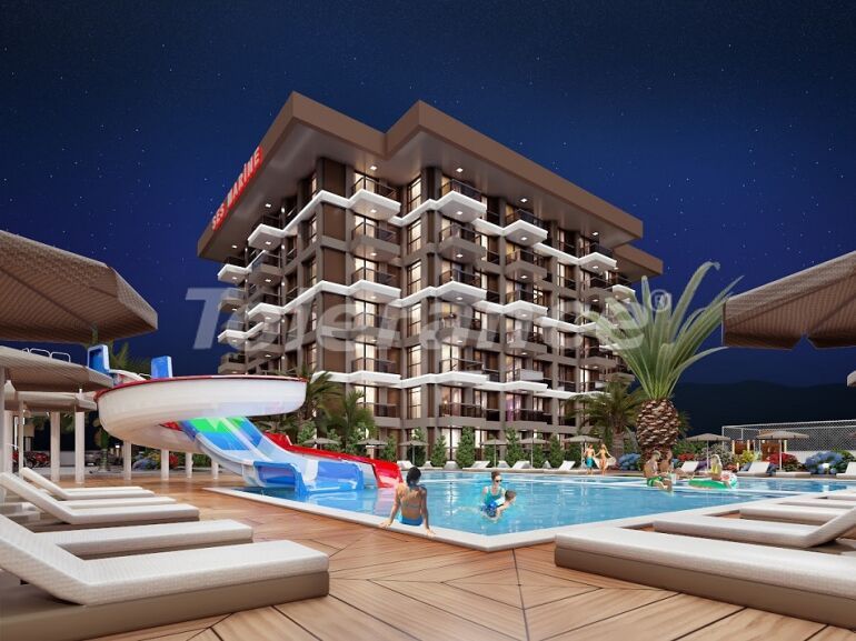 Apartment from the developer in Gazipasa, Alanya with sea view with pool - 60349 Apartment from the developer in Gazipasa, Alanya with sea view with pool - buy realty in Turkey - 60349