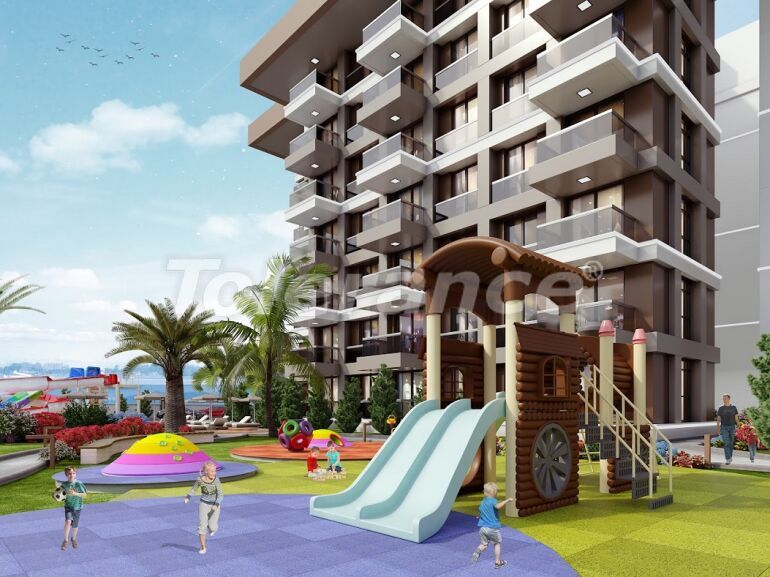Apartment from the developer in Gazipasa, Alanya with sea view with pool with installment - buy realty in Turkey - 60351