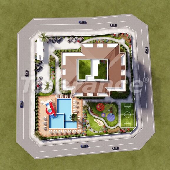 Apartment from the developer in Gazipasa, Alanya with sea view with pool - 60353 Apartment from the developer in Gazipasa, Alanya with sea view with pool - buy realty in Turkey - 60353