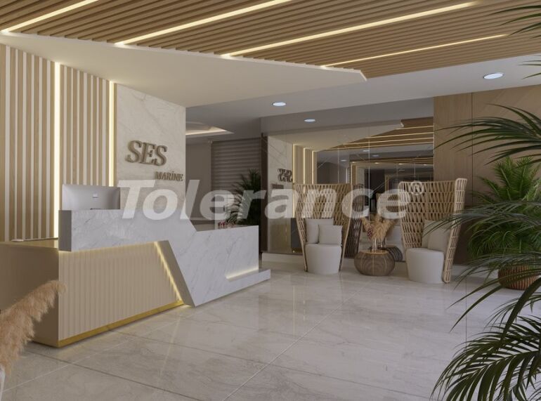 Apartment from the developer in Gazipasa, Alanya with sea view with pool - 60355 Apartment from the developer in Gazipasa, Alanya with sea view with pool - buy realty in Turkey - 60355