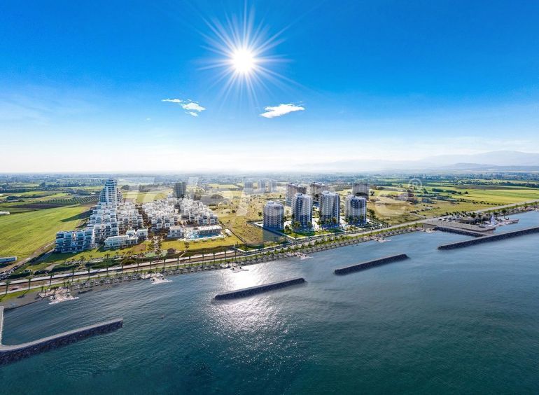 Apartment from the developer in Güzelyurt, Northern Cyprus with sea view with pool with installment - 84749 Apartment from the developer in Güzelyurt, Northern Cyprus with sea view with pool with installment - buy realty in Turkey - 84749