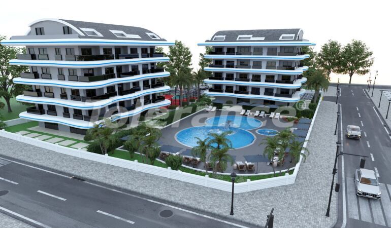 Appartement van de ontwikkelaar in İncekum, Alanya zwembad afbetaling - onroerend goed kopen in Turkije - 63033