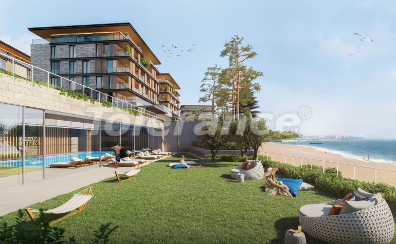 آپارتمان از سازنده که در استانبول منظره دریا استخر - خرید ملک در ترکیه - 65841