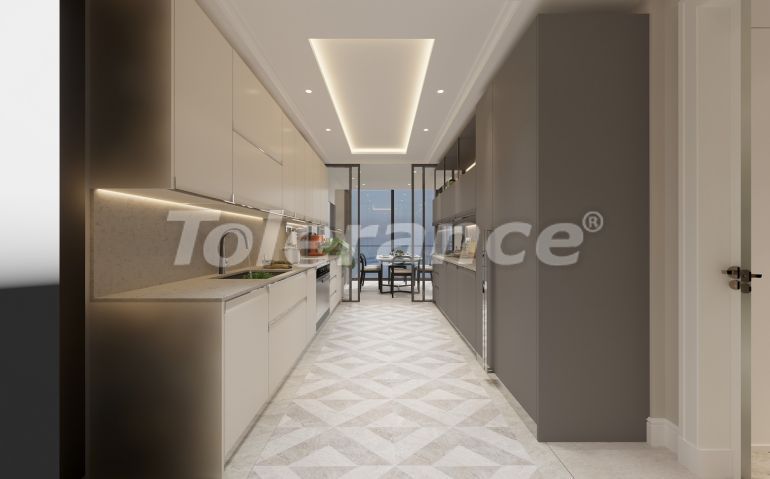 آپارتمان از سازنده که در استانبول منظره دریا استخر - خرید ملک در ترکیه - 65858