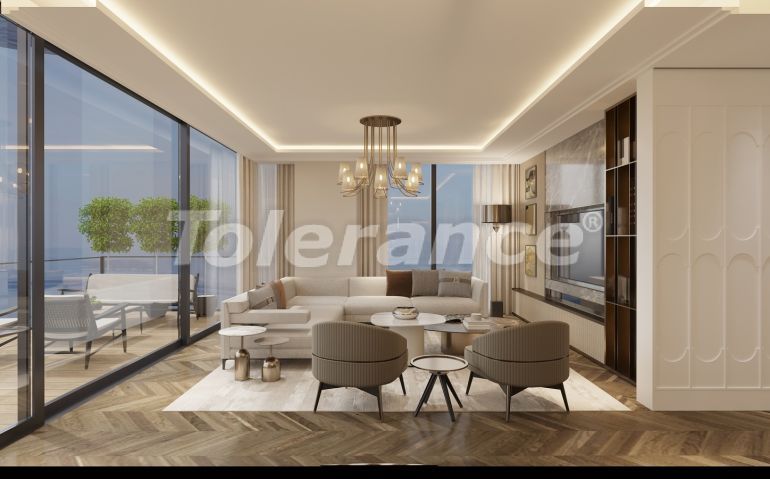 آپارتمان از سازنده که در استانبول منظره دریا استخر - خرید ملک در ترکیه - 65864