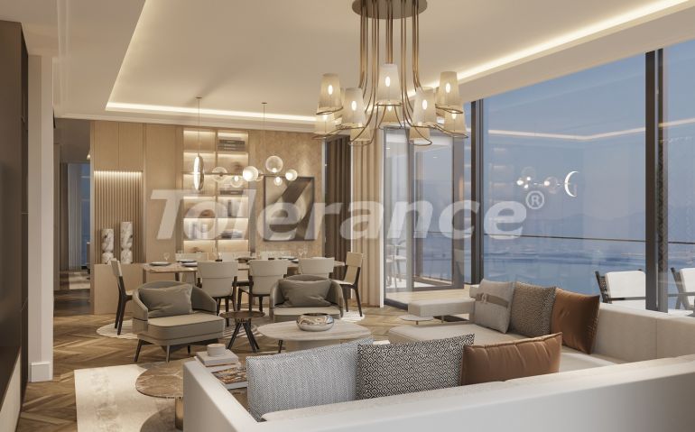 آپارتمان از سازنده که در استانبول منظره دریا استخر - خرید ملک در ترکیه - 65865