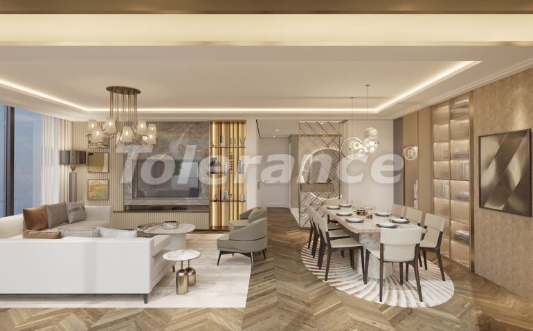 آپارتمان از سازنده که در استانبول منظره دریا استخر - خرید ملک در ترکیه - 65866