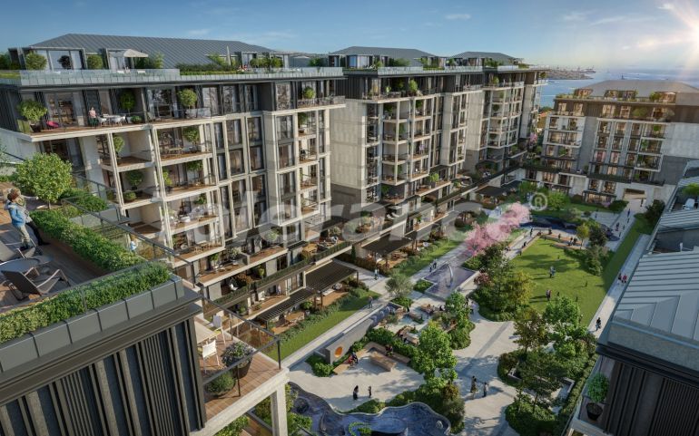 Apartment vom entwickler in Istanbul meeresblick pool ratenzahlung - immobilien in der Türkei kaufen - 66595