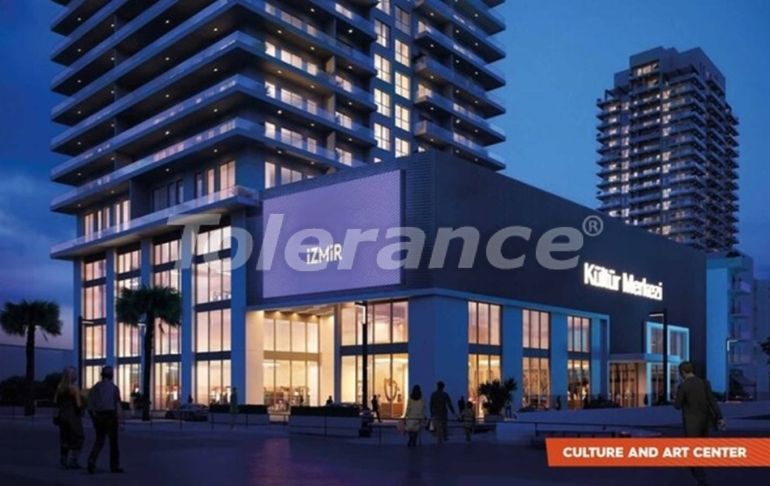 Appartement du développeur еn Izmir vue sur la mer piscine - 108983 Appartement du développeur еn Izmir vue sur la mer piscine - acheter un bien immobilier en Turquie - 108983