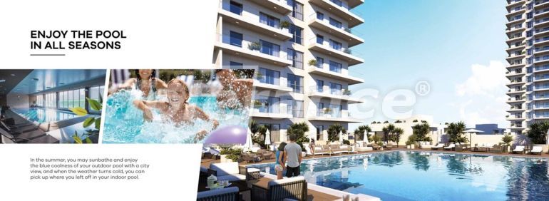 Appartement du développeur еn Izmir vue sur la mer piscine - 108986 Appartement du développeur еn Izmir vue sur la mer piscine - acheter un bien immobilier en Turquie - 108986