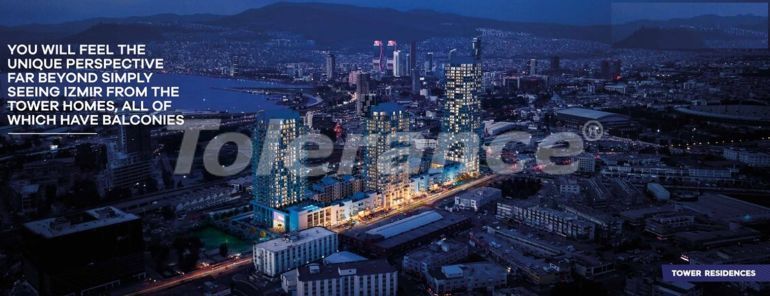 Appartement du développeur еn Izmir vue sur la mer piscine - 108993 Appartement du développeur еn Izmir vue sur la mer piscine - acheter un bien immobilier en Turquie - 108993