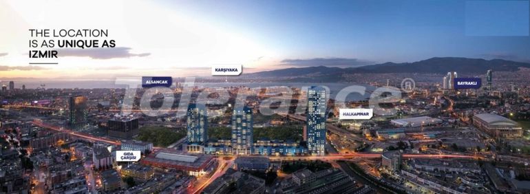 Appartement du développeur еn Izmir vue sur la mer piscine - 108994 Appartement du développeur еn Izmir vue sur la mer piscine - acheter un bien immobilier en Turquie - 108994
