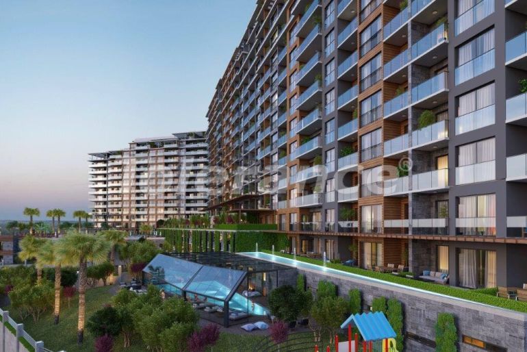 Appartement van de ontwikkelaar in İzmir zwembad - onroerend goed kopen in Turkije - 83346