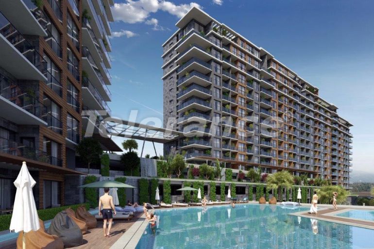 Appartement van de ontwikkelaar in İzmir zwembad - onroerend goed kopen in Turkije - 83359