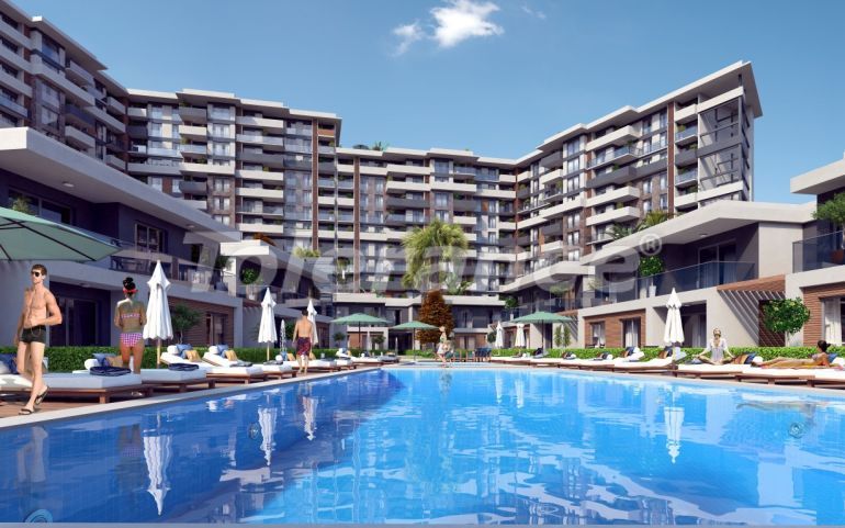 Appartement van de ontwikkelaar in İzmir zwembad afbetaling - onroerend goed kopen in Turkije - 83707