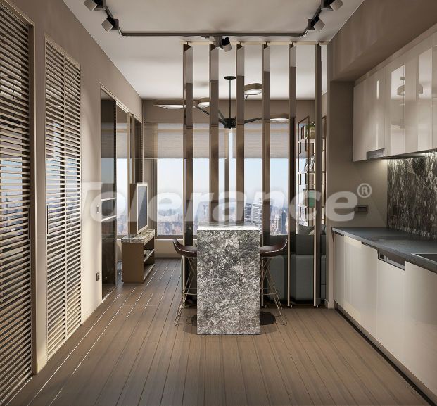 Apartment in Kadikoy, İstanbul with sea view with pool - 42092 Apartment in Kadikoy, İstanbul with sea view with pool - buy realty in Turkey - 42092
