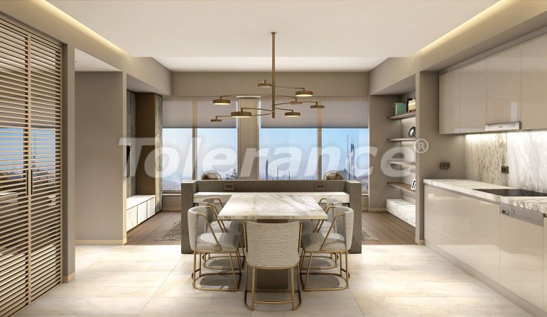 Apartment in Kadikoy, İstanbul with sea view with pool - 42098 Apartment in Kadikoy, İstanbul with sea view with pool - buy realty in Turkey - 42098