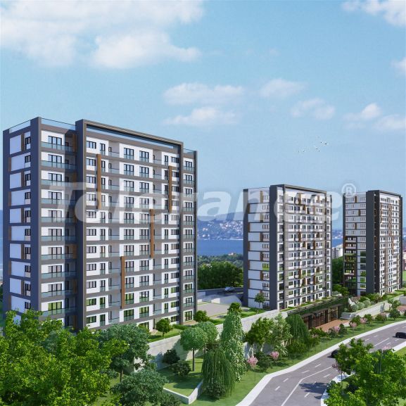 Apartment vom entwickler in Kadikoy, Istanbul meeresblick pool ratenzahlung - immobilien in der Türkei kaufen - 65449