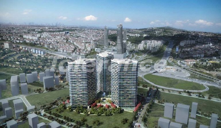 Appartement van de ontwikkelaar in Kadikoy, Istanboel zeezicht zwembad - onroerend goed kopen in Turkije - 67541